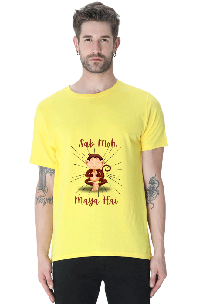 Life Quote T-Shirt: Sab Moh Maya Hai - AbyaLife