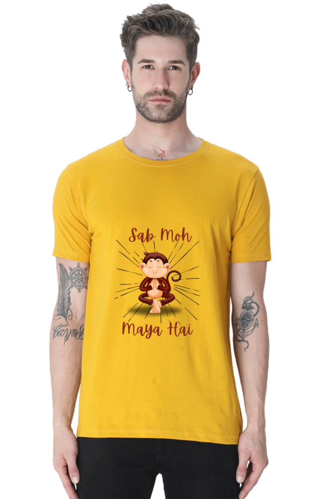Life Quote T-Shirt: Sab Moh Maya Hai - AbyaLife