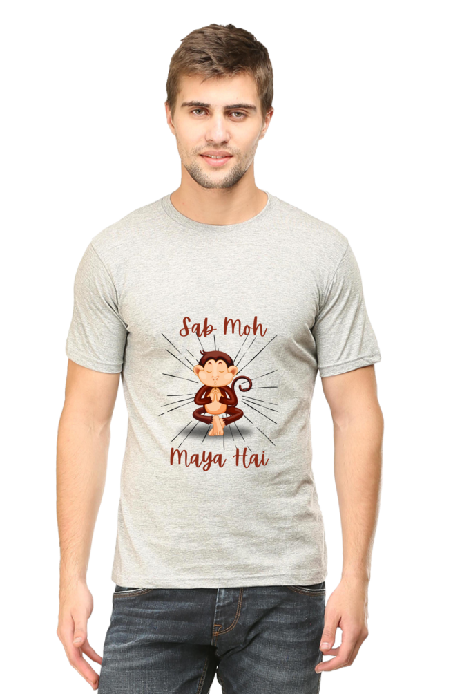Life Quote T-Shirt: Sab Moh Maya Hai - AbyaLife