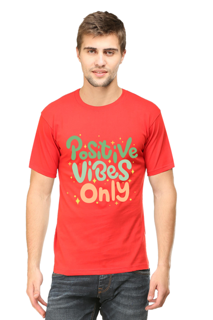 Positive vibes only t-shirt for Men's - AbyaLife