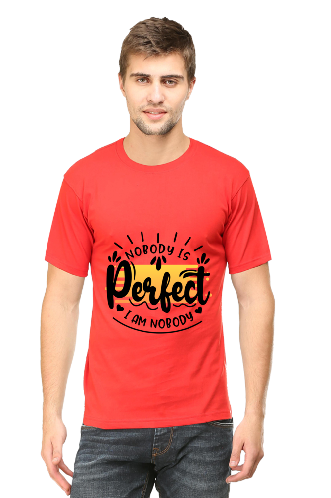 Self-Deprecating T-Shirt Nobody is Perfect I am Nobody - AbyaLife