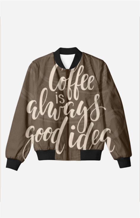 Coffee Lover Bomber Jacket A Good Idea for Any Occasion