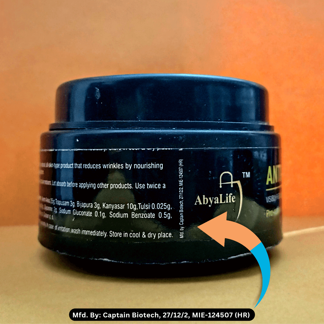 AbyaLife™ Anti-Wrinkle Cream (50g) - Fight Lines & Embrace Radiance - AbyaLife