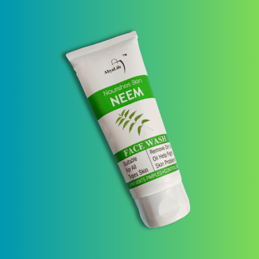 Clear, Nourished, and Glowing Skin: AbyaLife Neem Face Wash for Indian Skin 100ml