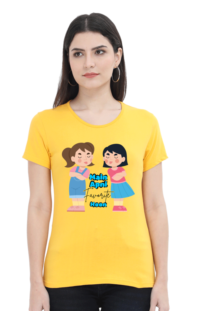 Empowering T-Shirt: Main Apni Favorite Hoon