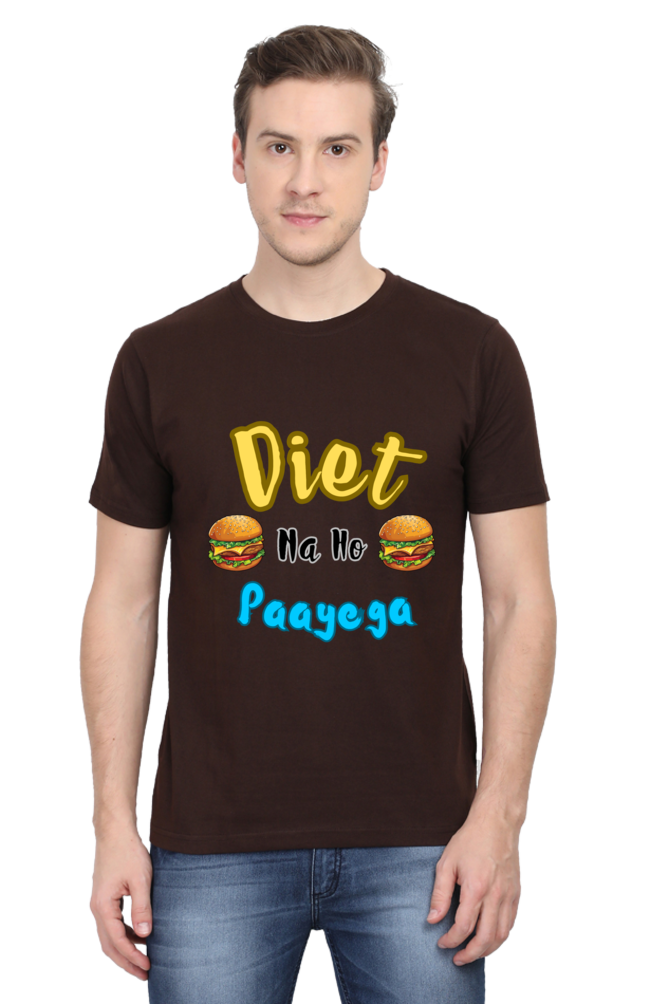 Funny T-Shirt: Diet Na Ho Payega - AbyaLife