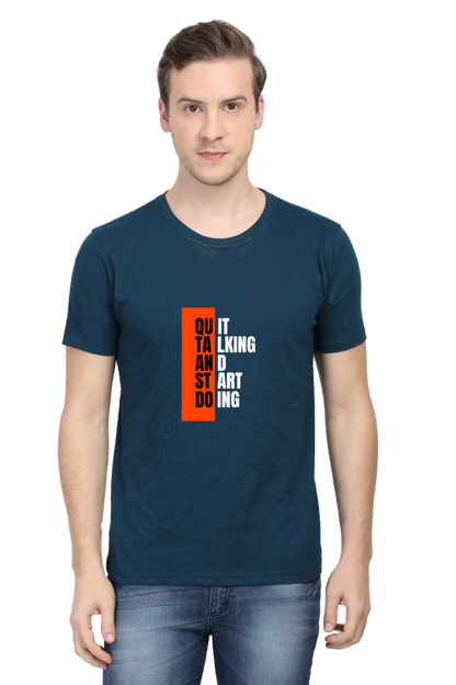 Black and Orange Typographic Inspirational Quote T-Shirt