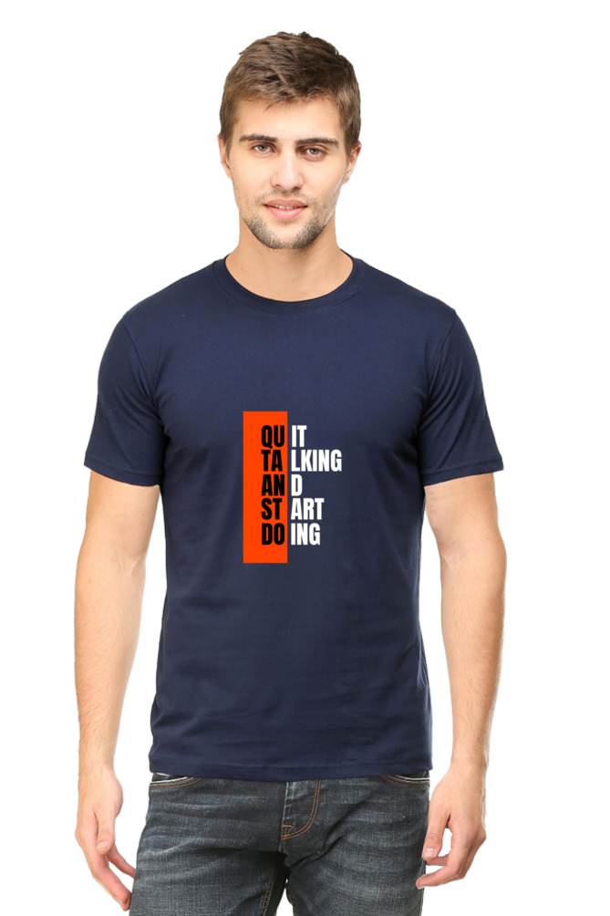 Black and Orange Typographic Inspirational Quote T-Shirt