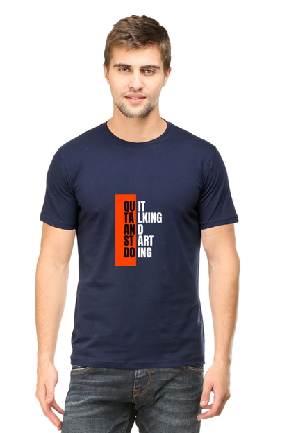 Black and Orange Typographic Inspirational Quote T-Shirt