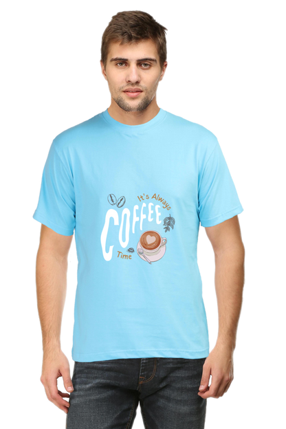 Rustic Coffee Lover T-Shirt: Black, White, and Brown