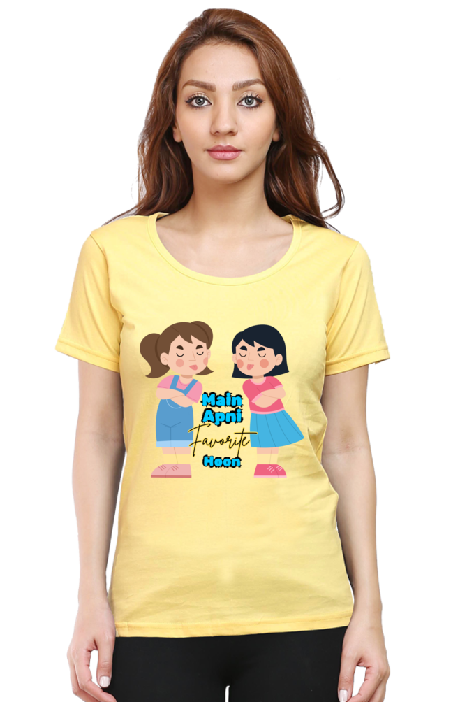 Empowering T-Shirt: Main Apni Favorite Hoon