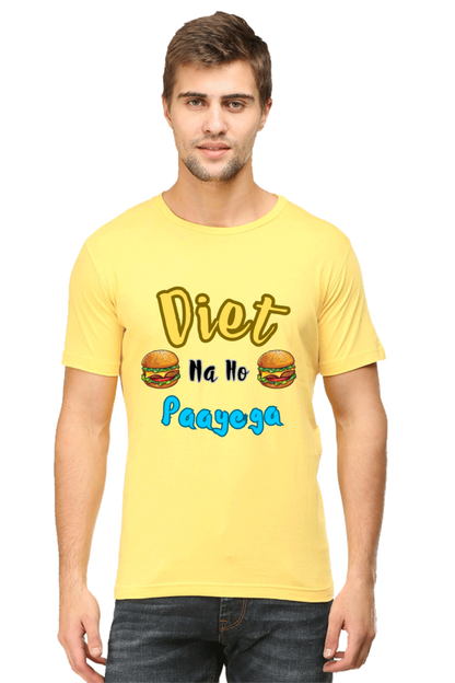 Funny T-Shirt: Diet Na Ho Payega - AbyaLife