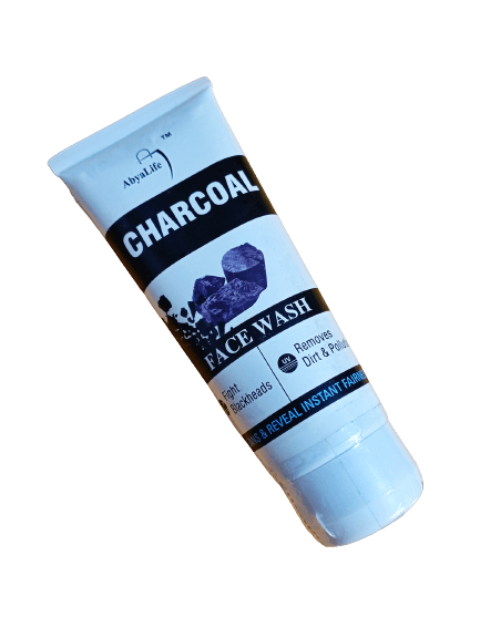 AbyaLife Charcoal Facewash 100ml - Deep Cleansing, Pore Minimizing, and Brightening for a Clear and Radiant Skin - AbyaLife